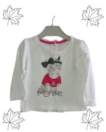 T-shirt manches longues Gémo 6 mois 