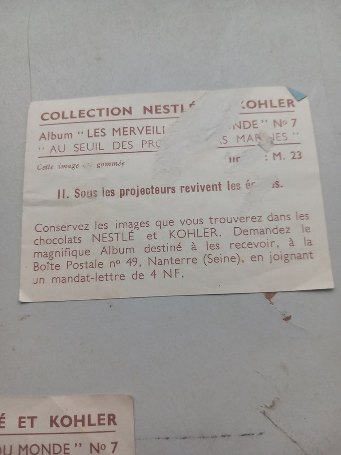 Anciennes images Nestlé et Kohler - photo numéro 7