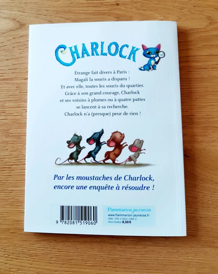 Livre Charlock La disparition des souris - photo numéro 2