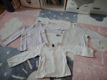 Lot tee shirts bébé fille