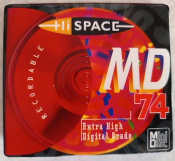 Mini disc Neuf Hispace MD 74mn Enregistrable Extra High Digital Audio Grade
