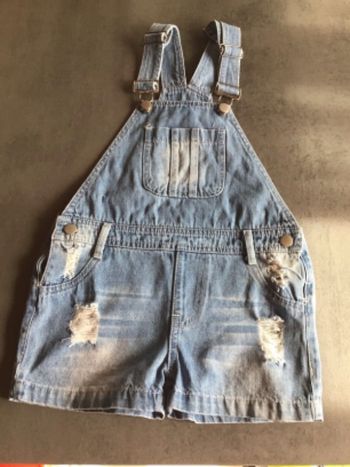 Salopette courte 4 ans