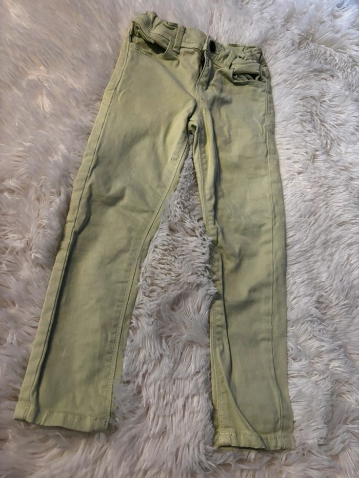 Pantalon slim vert - photo numéro 2