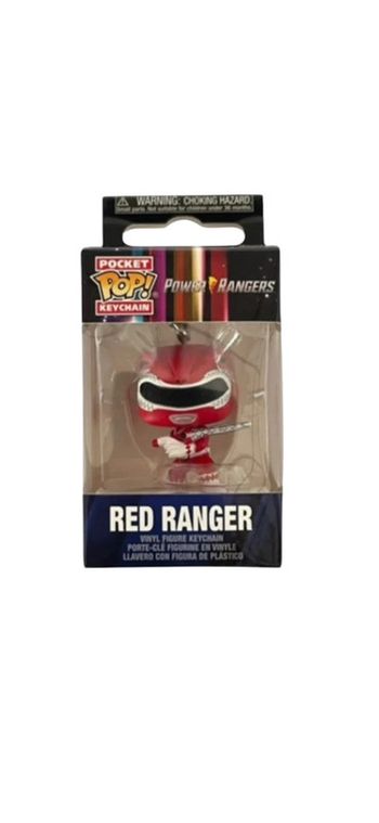 Figurine Porte clés Funko Pop Power Rangers Red Ranger neuf