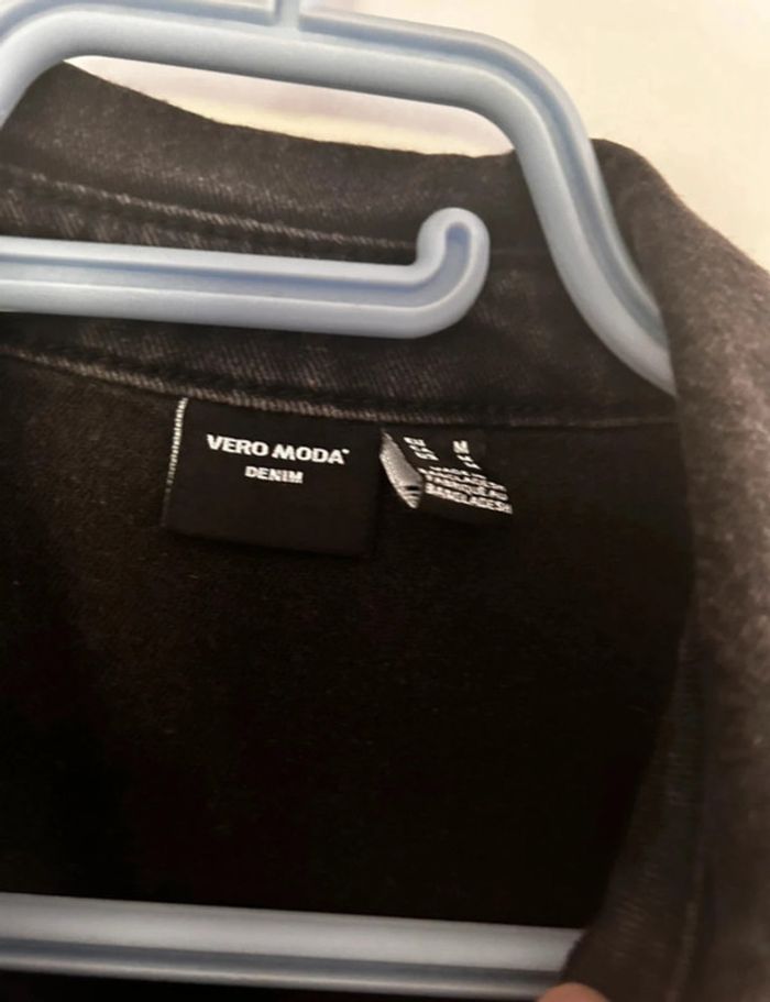 🖤 Robe en jean noire Vero Moda – Taille L - photo numéro 3