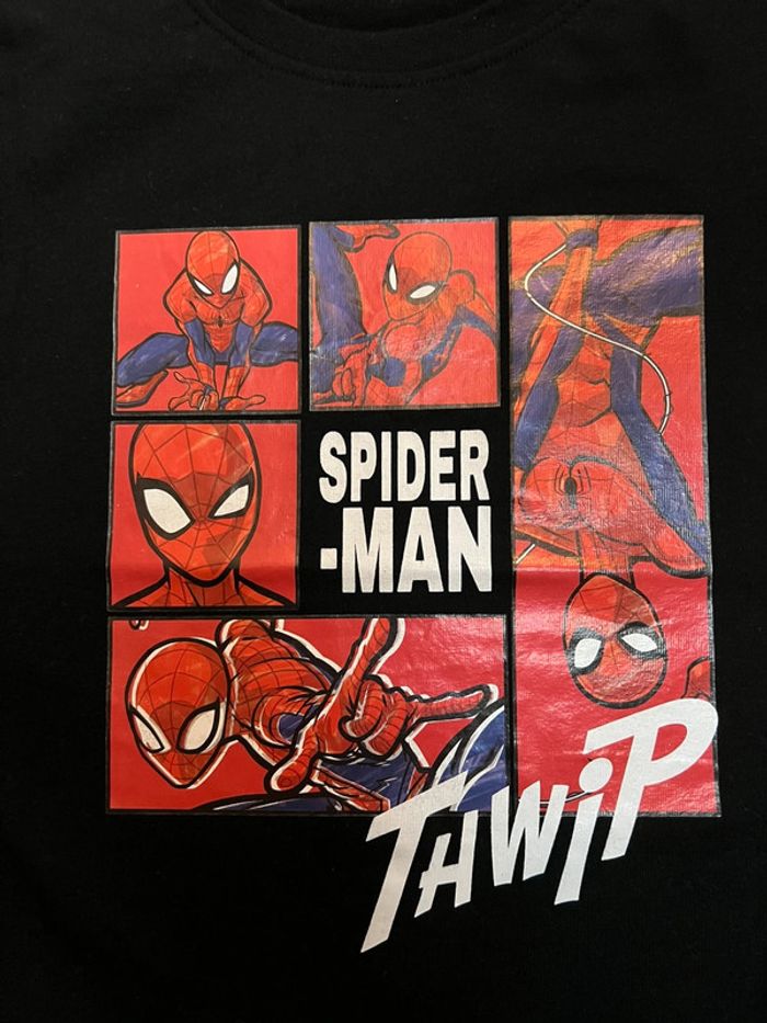 T-shirt manches longues Spiderman 6 ans - photo numéro 2