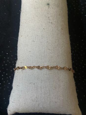 Bracelet fantaisie doré inoxydable