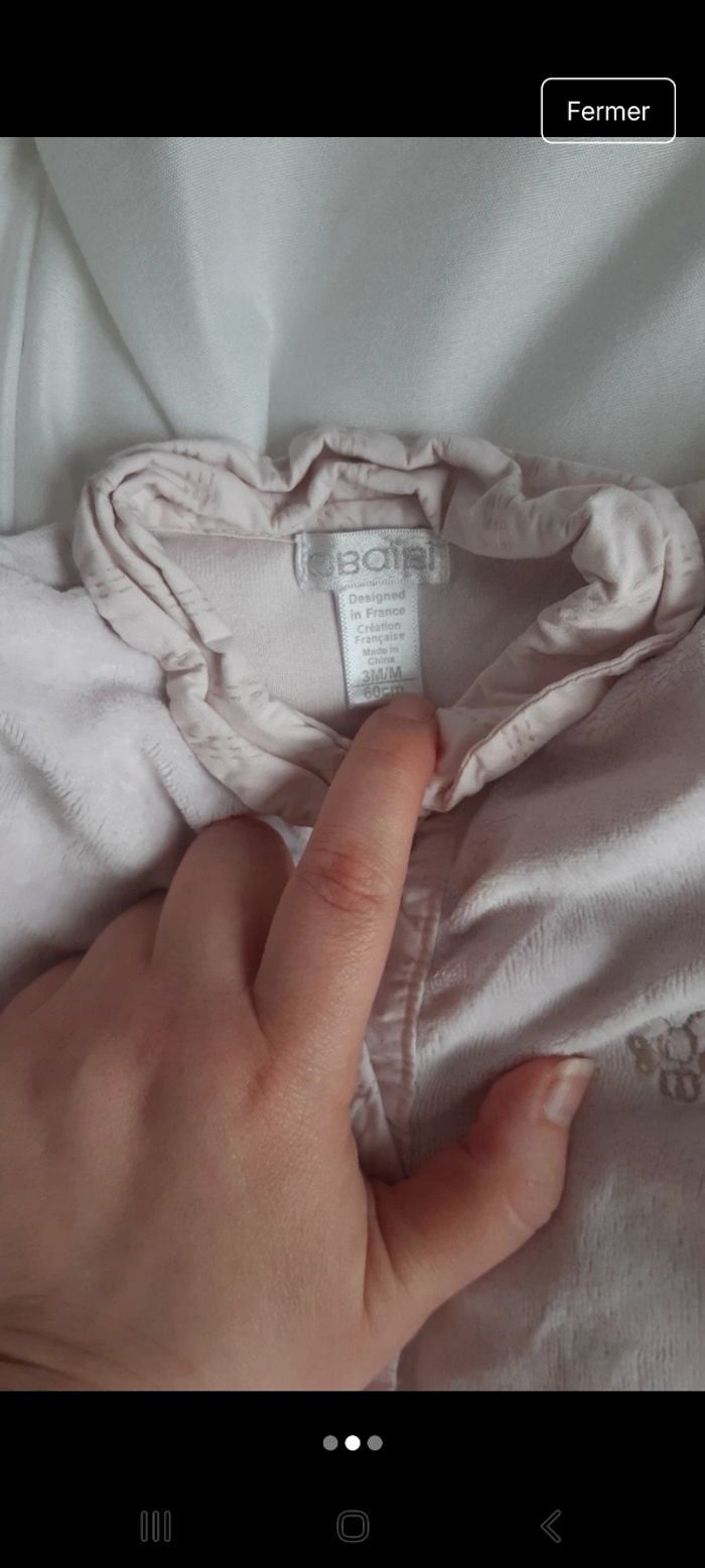 Pyjama bébé fille 3 mois - photo numéro 2