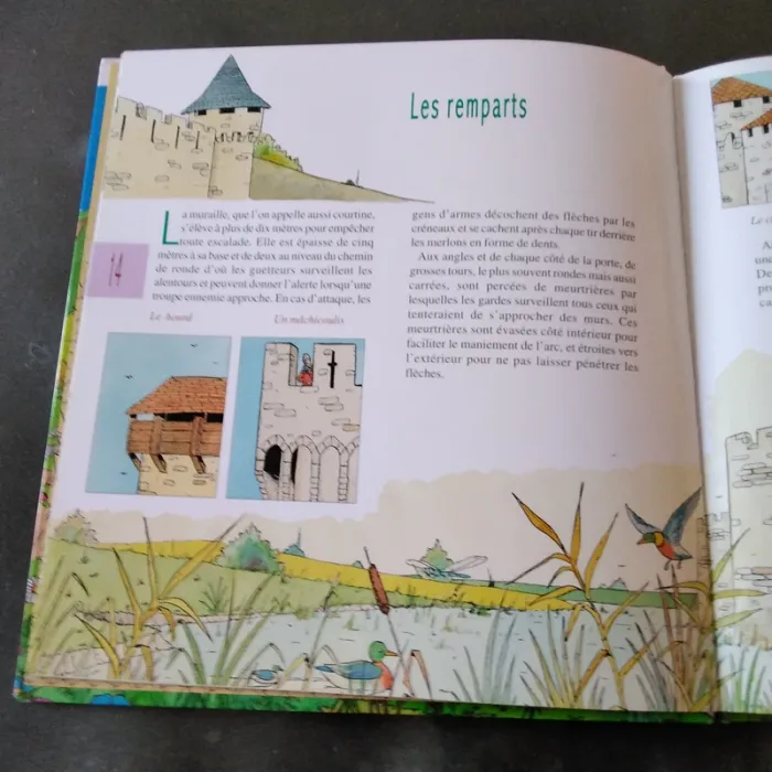 Livre Les châteaux forts et les chevaliers - photo numéro 3