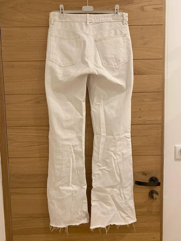 jean blanc droit mango - photo numéro 4