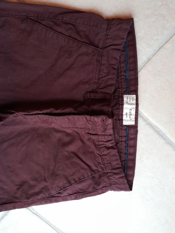 Pantalon bordeau - photo numéro 2