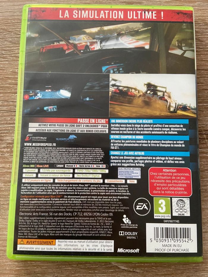 Need for speed shift 2 xbox 360 - photo numéro 3