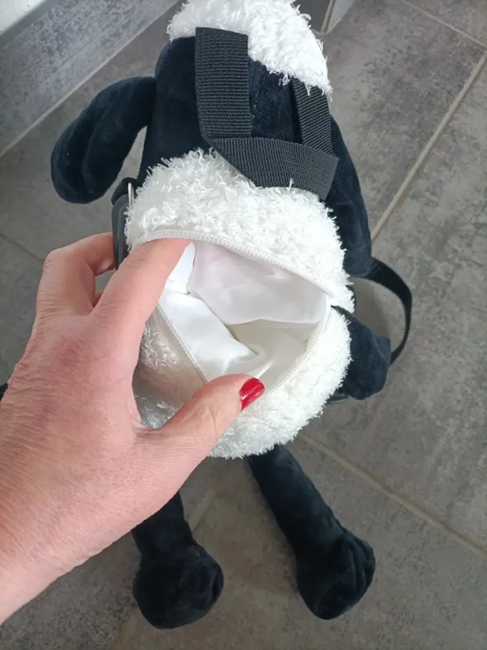 Sac à dos peluche Shawn le mouton - photo numéro 3