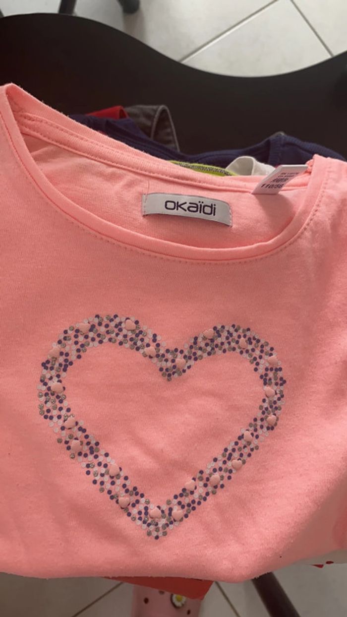 T-shirt rose fluo 💓 - photo numéro 5