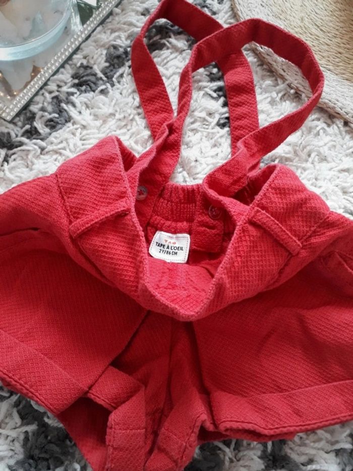 Short avec bretelles Taille 2 ans🌿💞 - photo numéro 3