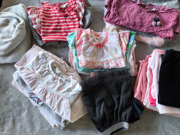 🎀 Lot 22 Articles Fille 12 Mois 🎀 - photo numéro 2