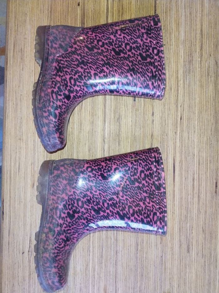 Joli bottes Léopard rose