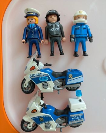 Playmobil motard police