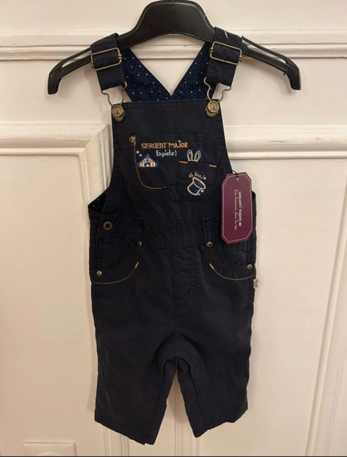 Salopette bébé marine Sergent Major
