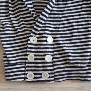 Gilet femme marinière taille unique