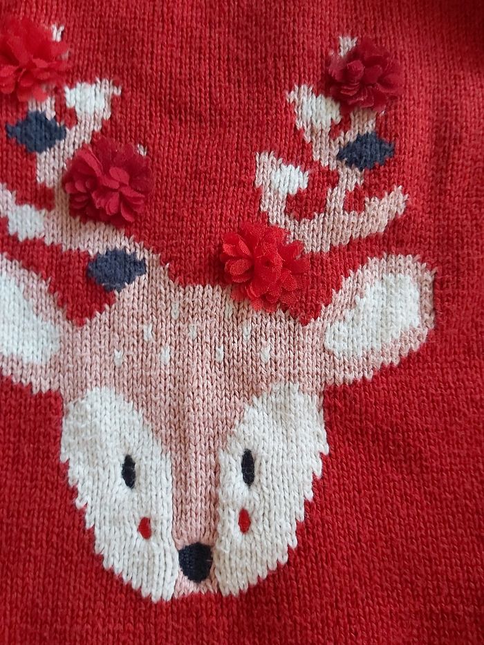 Pull Noël fille 18 mois - photo numéro 2