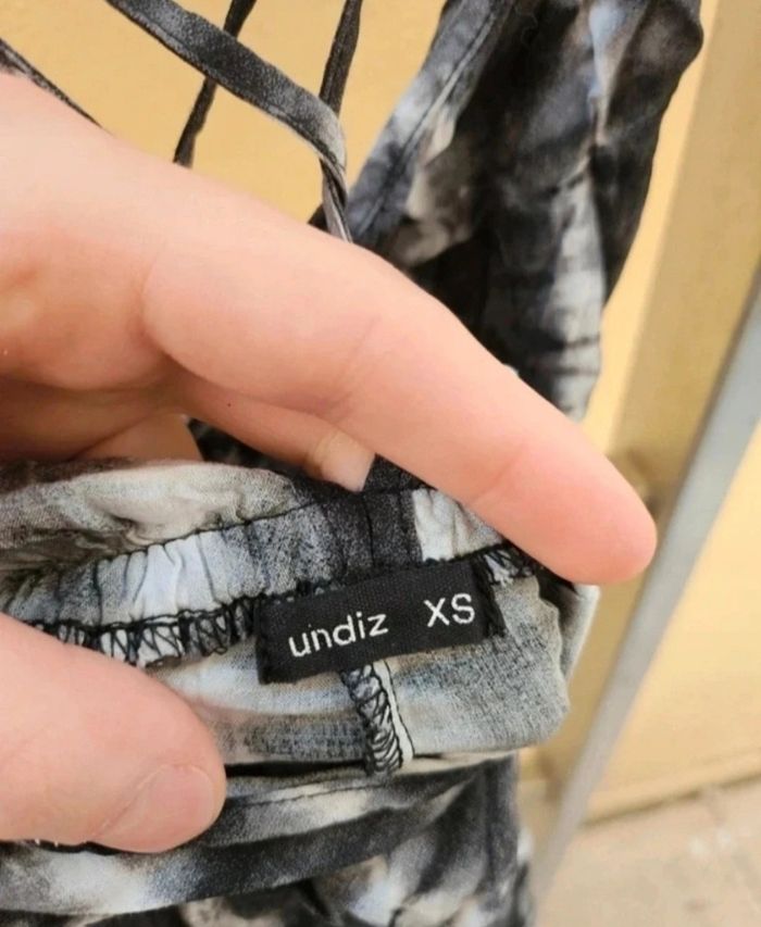 Combishort tye and dye gris et blanc Undiz - photo numéro 5