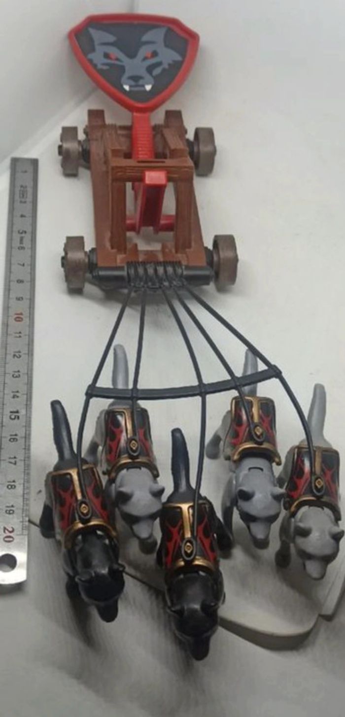 Catapulte avec loups playmobil - photo numéro 2
