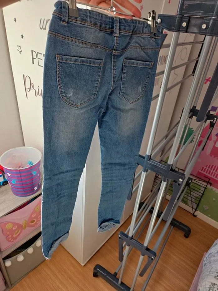 Jean fille kiabi slim taille 10 ans - photo numéro 4
