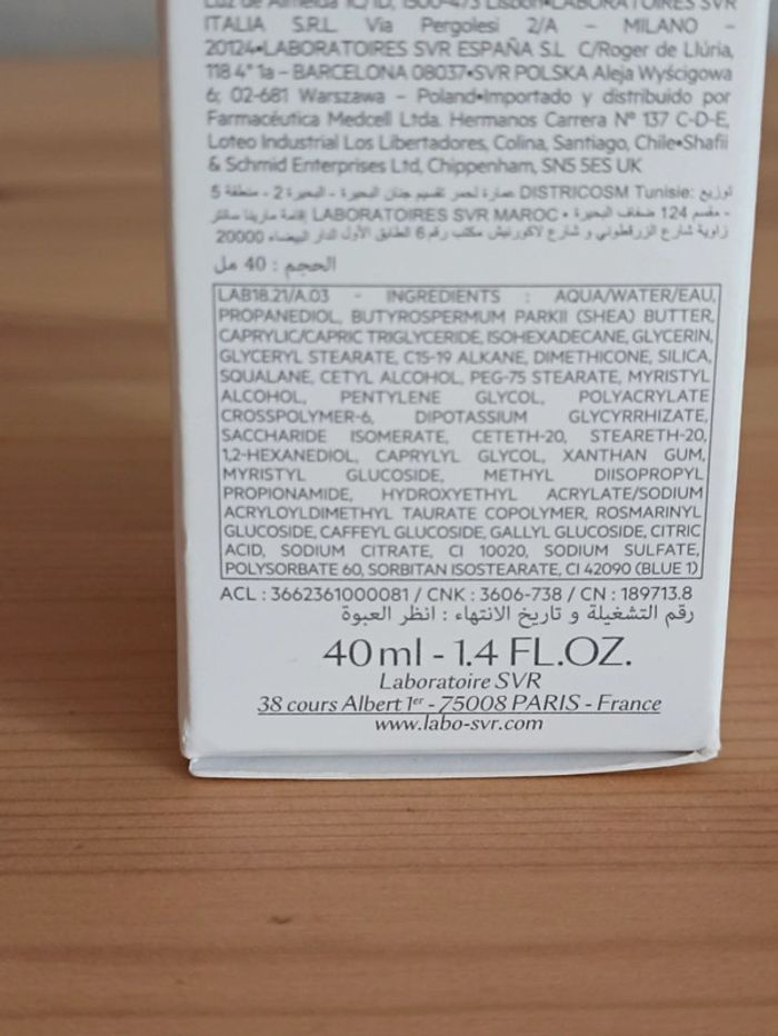 Crème riche sensifine AR SVR 40ml - photo numéro 5