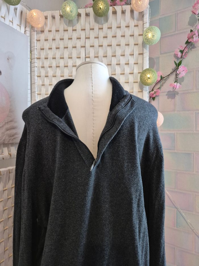 💕Jolie pull col zippé homme Txxl celio 💕 - photo numéro 3