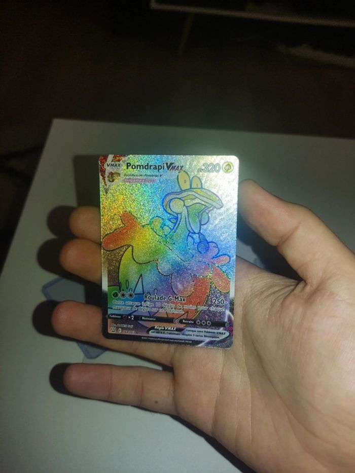 Lot carte pokémon pomdrapi Vmax rainbow argouste gx rainbow - photo numéro 7