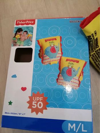 Bouée konges slodes et brassard Fisher price neuf