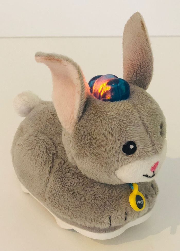 Vtech Tut Tut Animo en peluche Pinpin le lapin calin lapin cheval lion chat mouton animaux animal ferme jungle bateau garage coq poule cabane magique niche chien copains bolides rare lot SOP77 - photo numéro 6