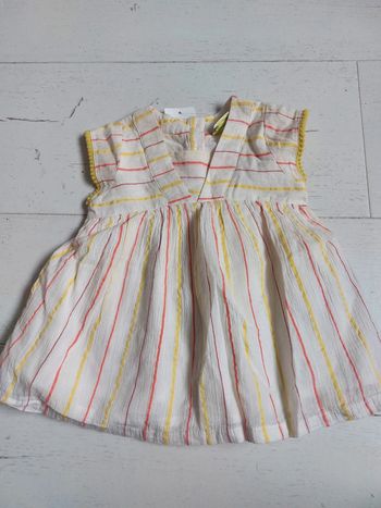 Robe à rayures Tape à l'œil Taille 6 mois
