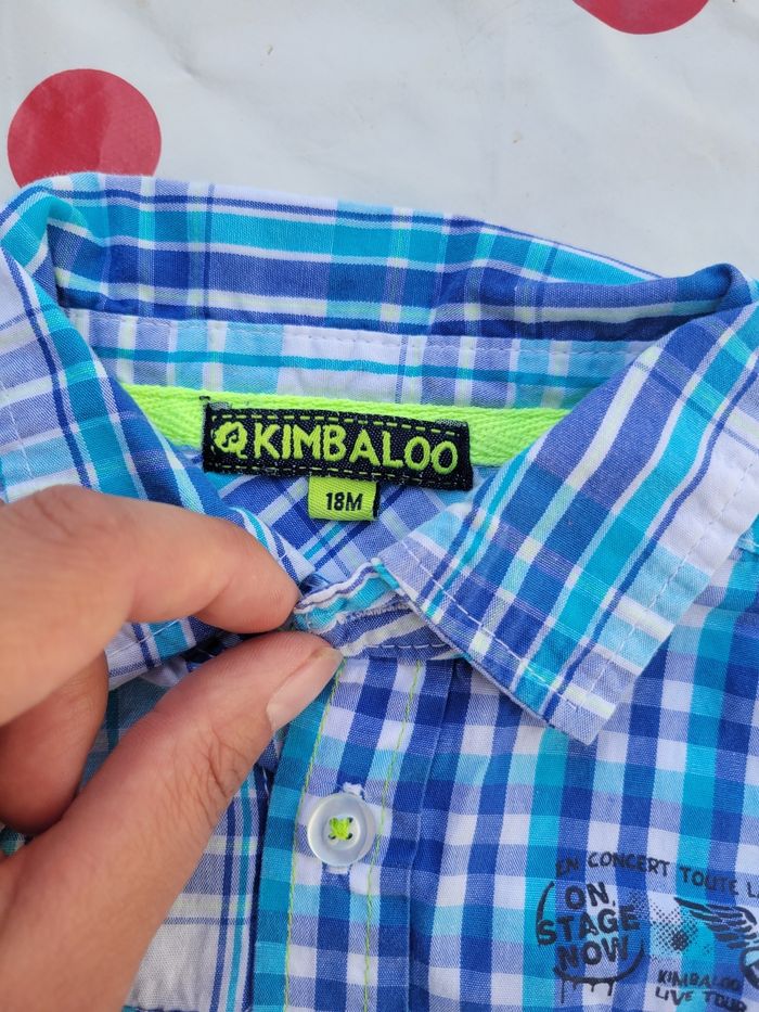 Chemise manches courtes garçon 18mois - photo numéro 3