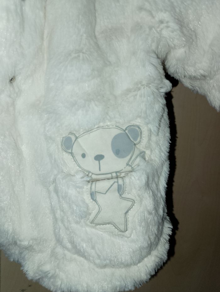 Manteau grain de blé 6 mois avec gants intégrée - photo numéro 2