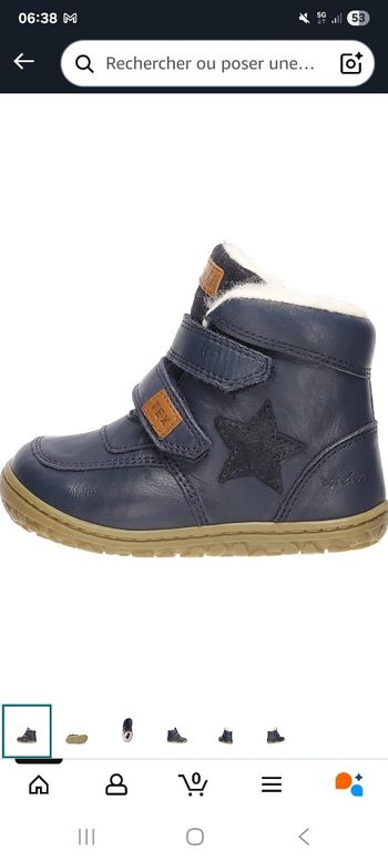 Bottines cuir fourrées laine membrane imperméable en tex