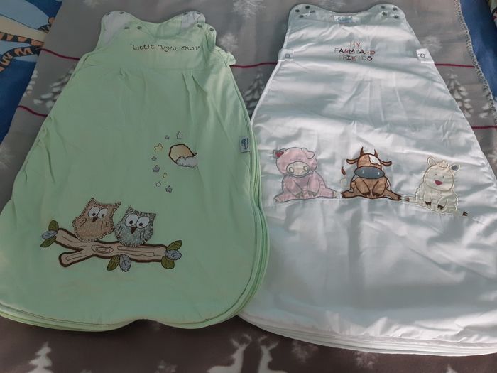 Lot turbulettes x2 Grobag 0-6 mois