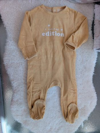 Pyjama 24 mois Kiabi moutarde