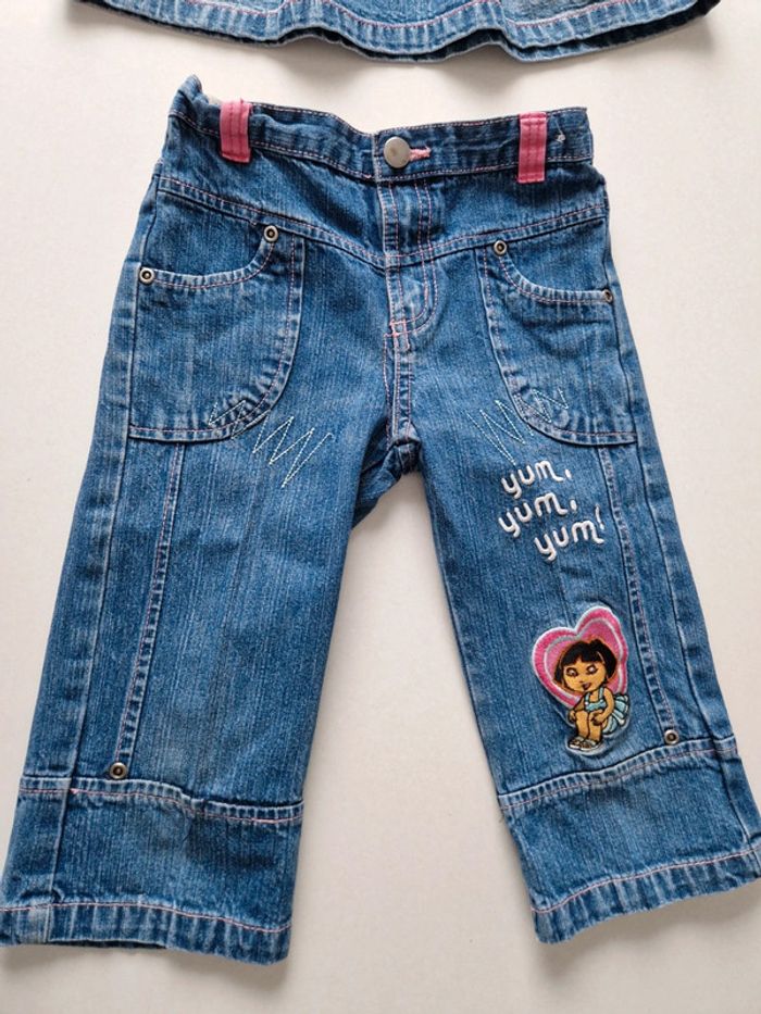 Lot  jeans Dora en 5 ans - photo numéro 9