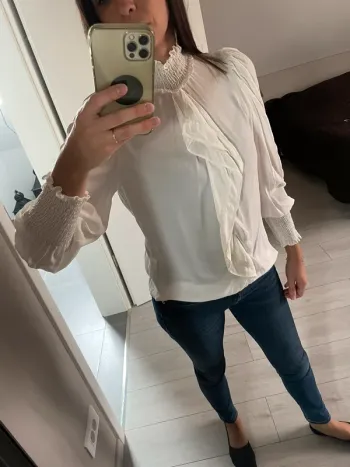 Blouse volantee Zara