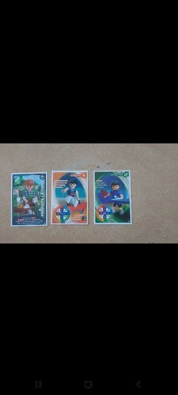 Cartes Playmobil 37,27,31