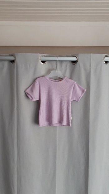 T-shirt violet 12 mois