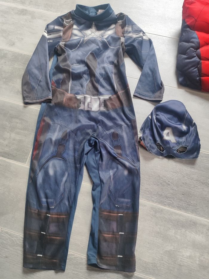 Déguisement captain america en 5/6 ans