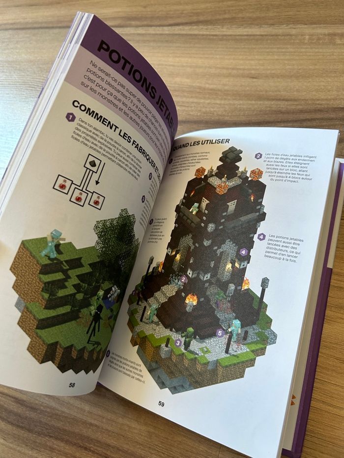 Guide Officiel Minecraft Enchantements & Potions Édition Mojang - photo numéro 9