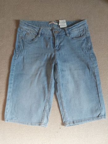 Short jean bleu clair T.38 - Camaïeu