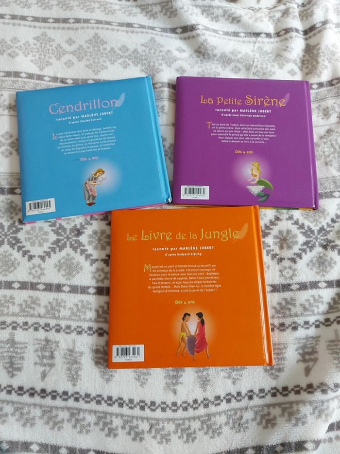 Lot de livres avec CD raconté par Marlene Jobert - photo numéro 2