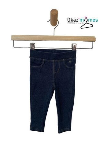 Jegging bleu denim brut - Obaïbi 6 mois (68cm)