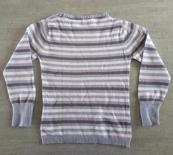 pull rayé violet - 6 ans - photo numéro 9