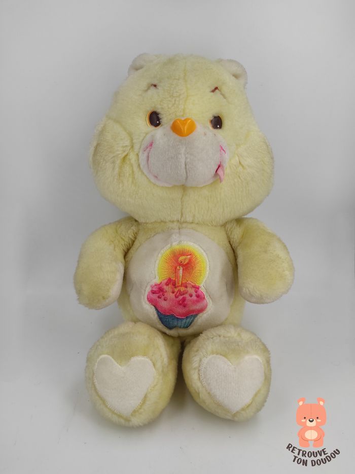 Peluche Bisounours Jaune Grosgateau Vintage